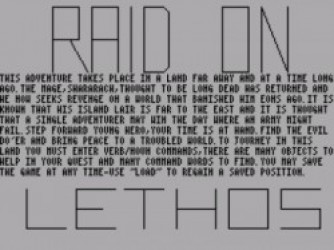 Raid On Lethos (1984)(Dave Newton) Rom